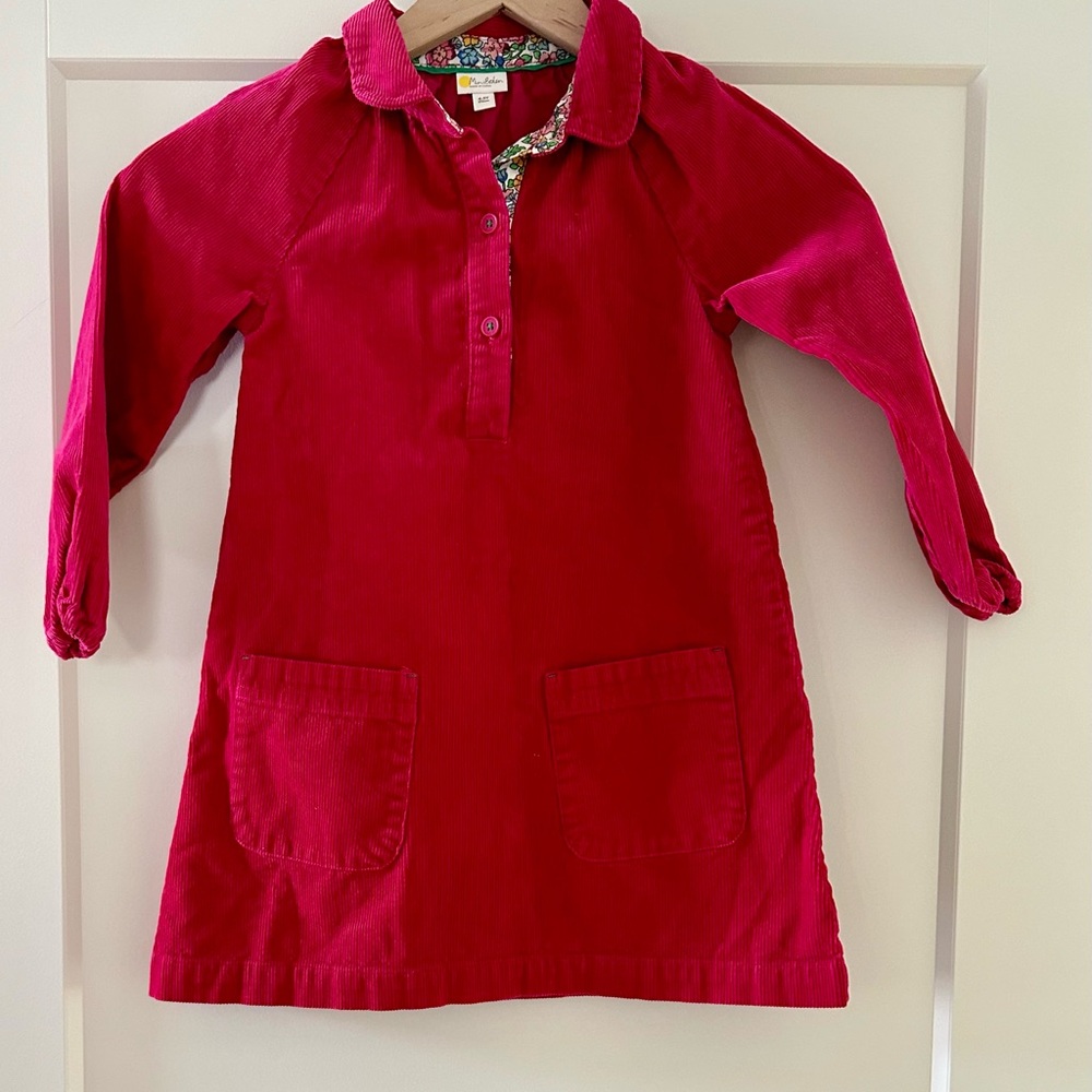 Mini Boden corduroy dress 4-5